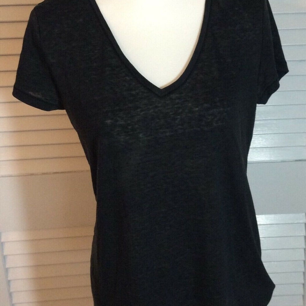 H&M Divided Woman’s  Small S Black SS Hi-Lo Tee
